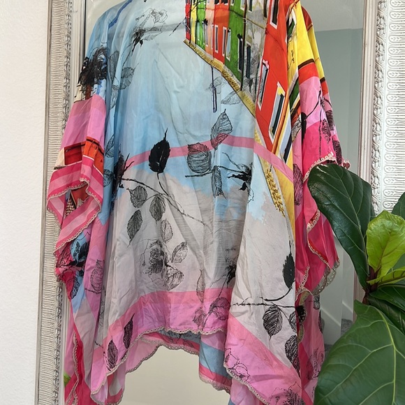 Johnny Was Silk Blouse 👚 - Picture 9 of 10